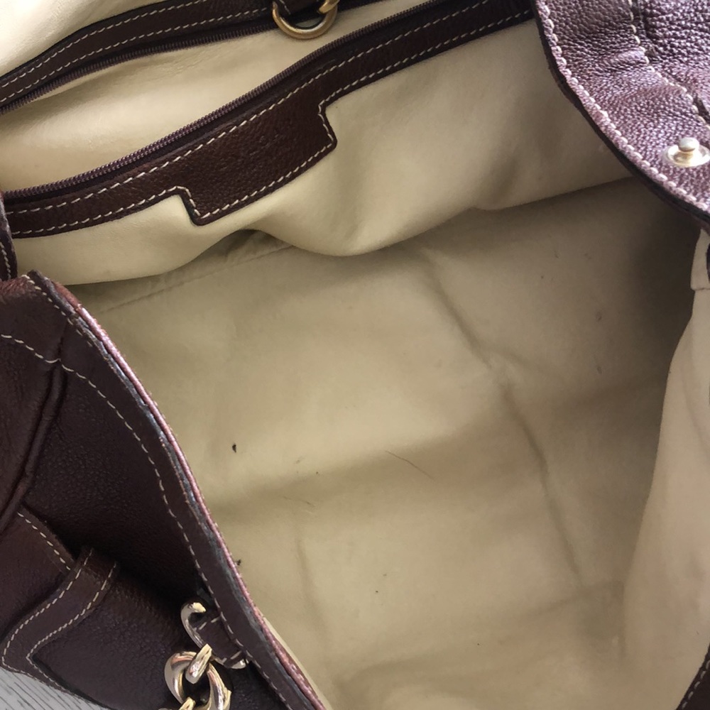 Bvlgari tote leather bag Size 18” x 12” x 5” - Picture 4 of 14